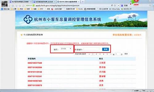 小汽车摇号查询结果_小汽车摇号查询结果查询短信提醒